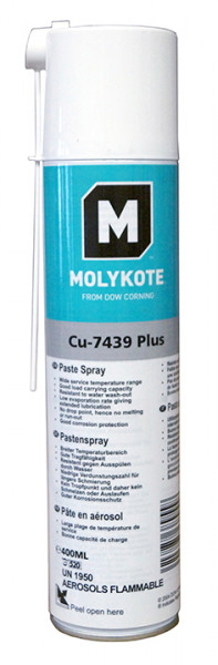 Molykote CU-7439 PLUS V1 SPRAY - 400 ml Dose