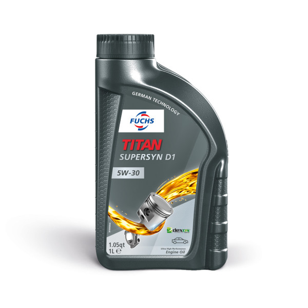 Fuchs Titan Supersyn D1 5W30 GM-Motorenöl 1-Liter-Flasche