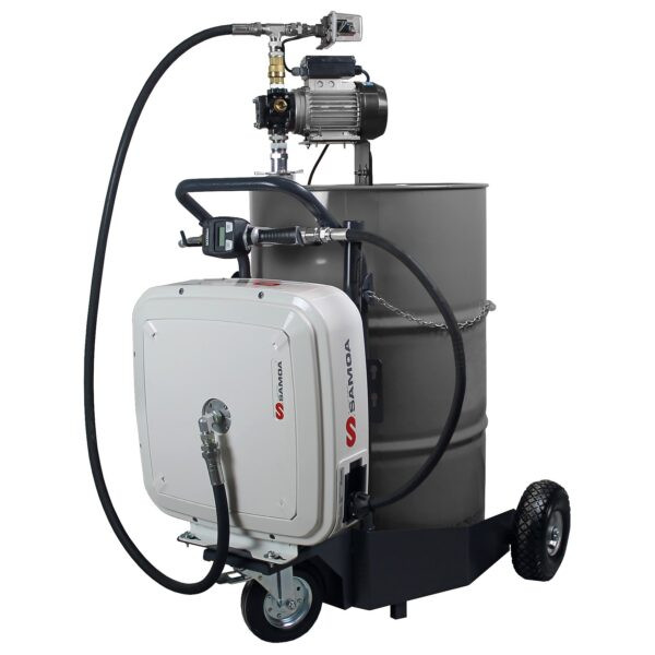 Samoa Pumpmatic EZP 0.5 mit 200 Liter-Fahrwagen - Fassmontage