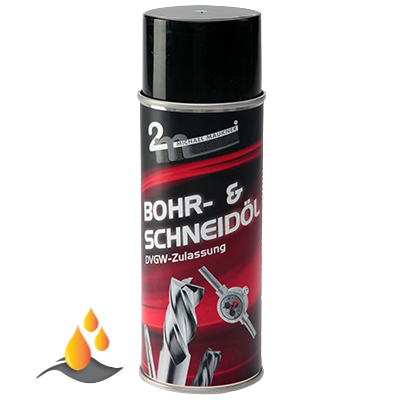 Bohr- und Schneidöl DVGW Spray - 400 ml Dose 2m Maukner