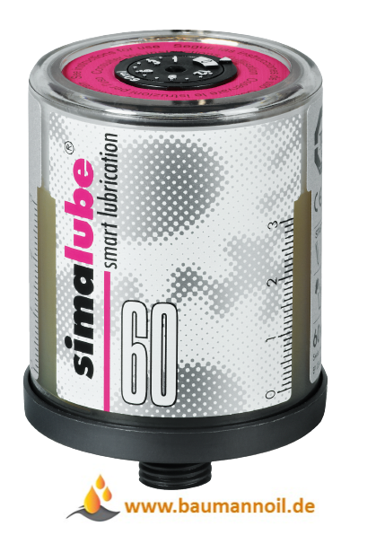 Simalube 60 ml mit halbflüssigem Fliessfett Lebensmittelindust. - SL12 60