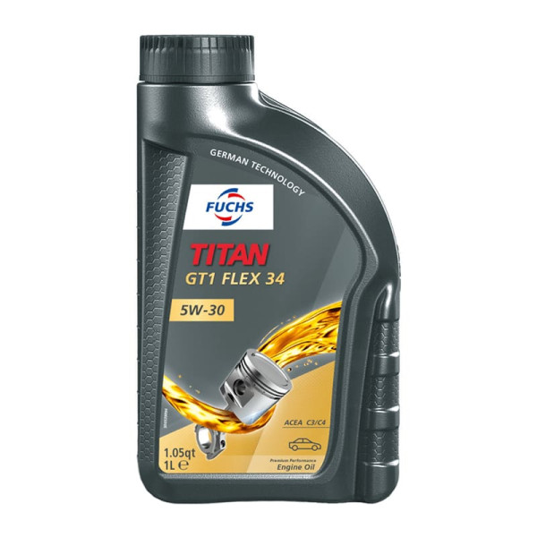 Fuchs Titan GT1 Flex 34 5W30 LowSAPS-Motorenöl Flasche
