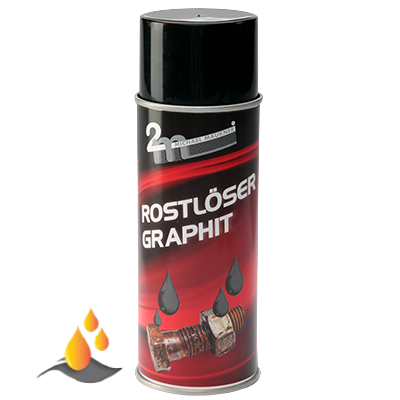 Rostlöser Graphit Spray von 2m mit Schmierwirkung