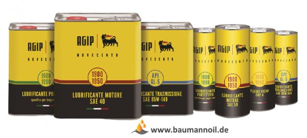 Agip Novecento 80W-90 - 1 Liter Dosen Getriebeöl für Oldtimer