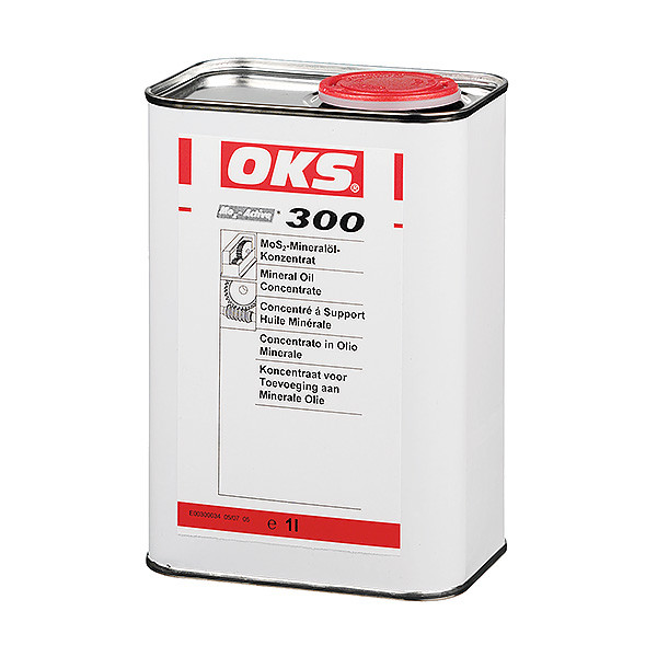 OKS 300 MoS2-Mineralöl-Konz 1 L Dose Schmieröladditiv für Gleit-/Wälzlager