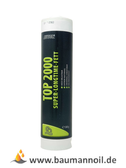 Autol Top 2000 Super Longtime Fett - 500 g Schraubkartusche - Schmierfett