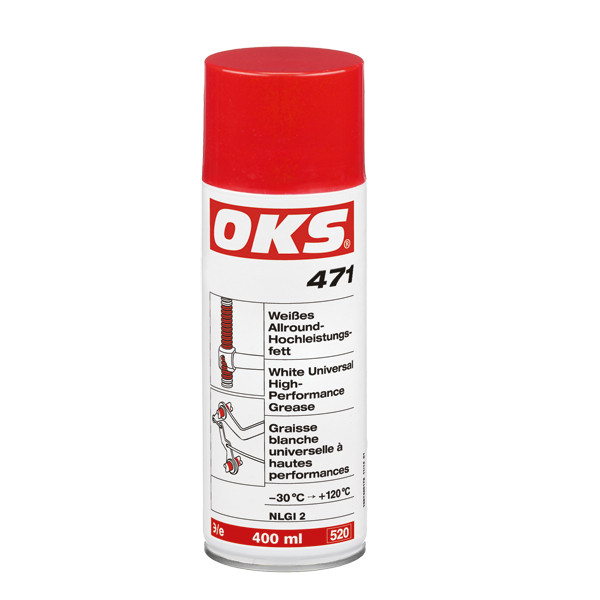 OKS 471 Weißes Allround-Hochleistungs- Fettspray - 400 ml