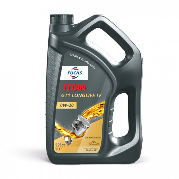 Fuchs Titan GT 1 Longlife IV 0W-20 5-Liter-Kanne