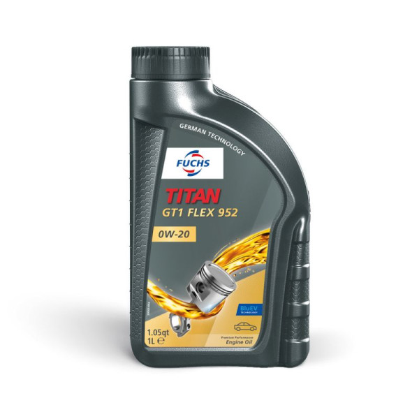 Fuchs Titan GT1 Flex 952 0W-20 Hybridöl Flasche 1 Liter