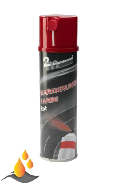 rotes Markierungsspray 500ml auf Acrylharzbasis