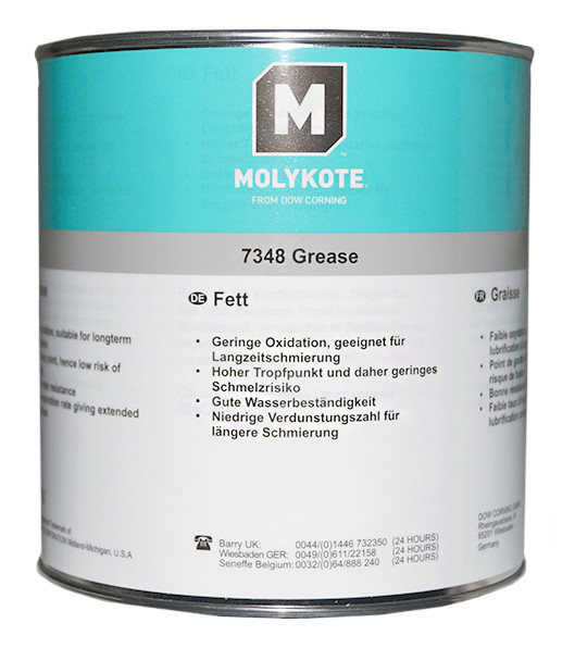 Molykote 7348 Hochtemperatur-Siliconfett - 1 kg Dose