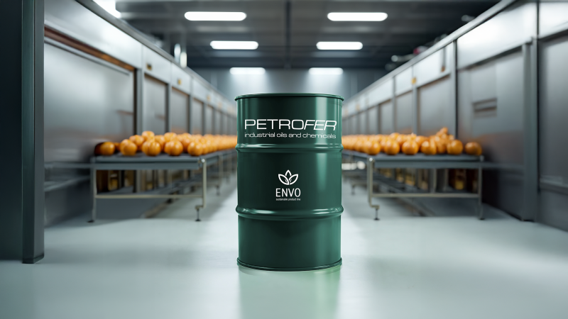 PETROFER ENVO Food – Lebensmittelschmierstoffe im Einsatz in einer modernen Lebensmittelfabrik mit Förderbändern