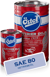 Östol Getriebeöl SAE 80 - 4 x 5 L Gebinde - ÖSTOL OLDTIMER OIL