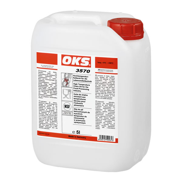OKS 3570 Hochtemperatur-Kettenöl - Lebensmitteltechnik 5 l Kanister