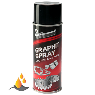 Graphit-Spray trocken - 400 ml Dose 2m Maukner